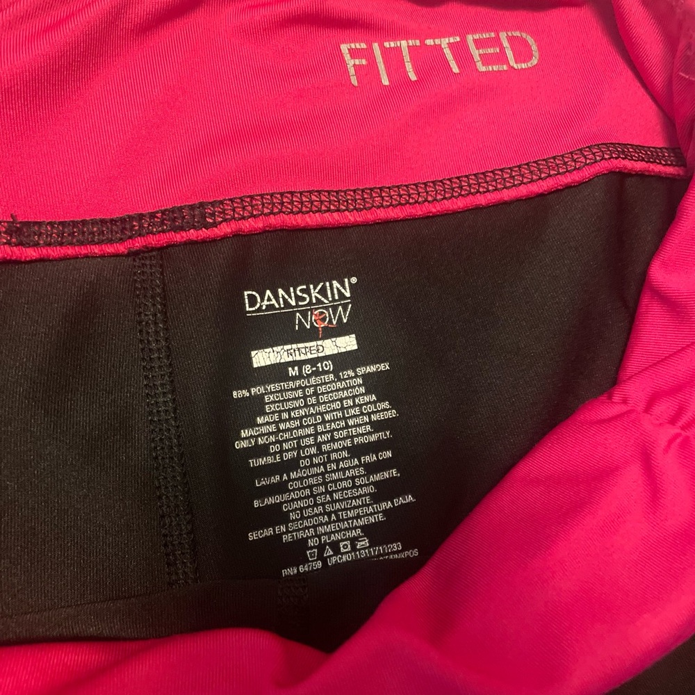 Danskin Now Pink Fitted Top